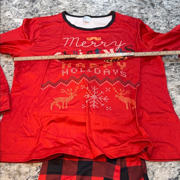 NWOT Christmas Pajama Set of Shirt and Pants Size XXL - Picture 4 of 12